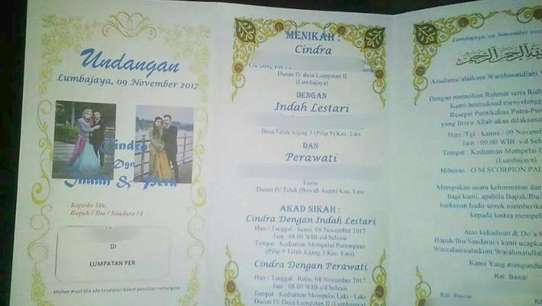 VIRAL! Pria Ini Nikahi Dua Gadis Sekaligus