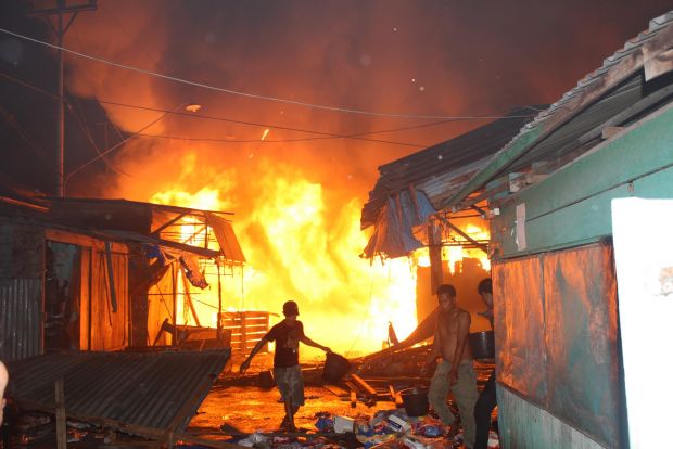 Dalam Satu Bulan, 118 Bangunan di Inhil Terbakar