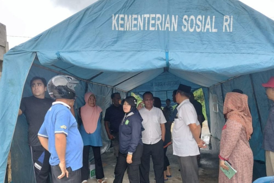 Empat Tenda Pengungsian untuk Korban Banjir Didirikan di 3 Kecamatan di Pekanbaru