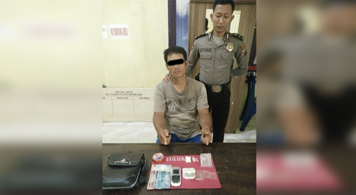 Seorang Petani di Rohil Diamankan Setelah Kedapatan Memiliki 11 Paket Sabu