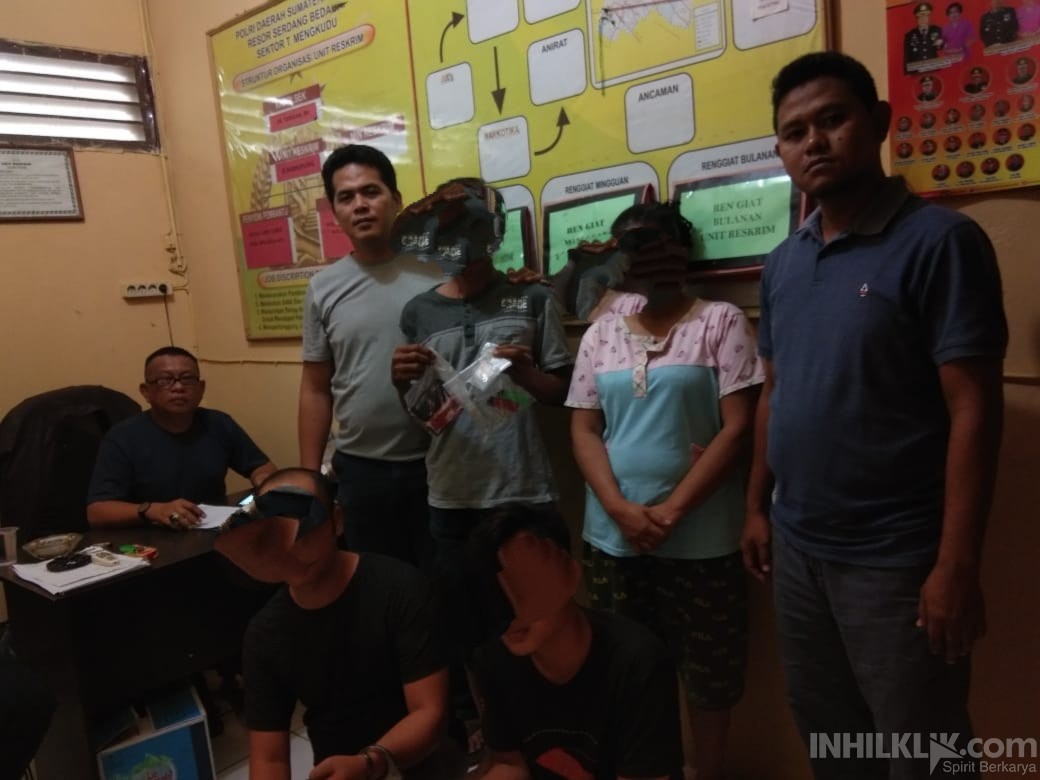 Polsek Teluk Mengkudu Gagalkan Pesta Sabu di Desa Sei Buluh