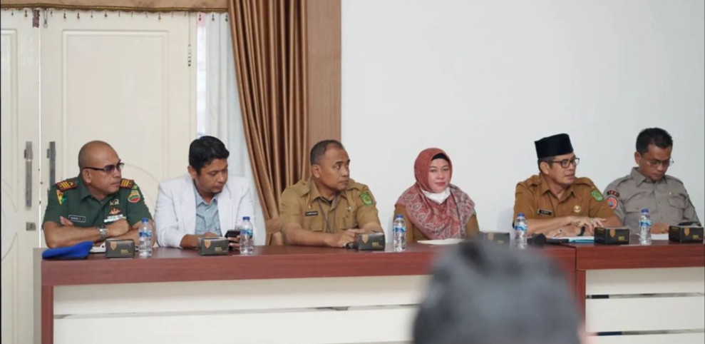 Kepala Dinkes Inhil Hadiri Rakor Anev Penanganan Karhutla