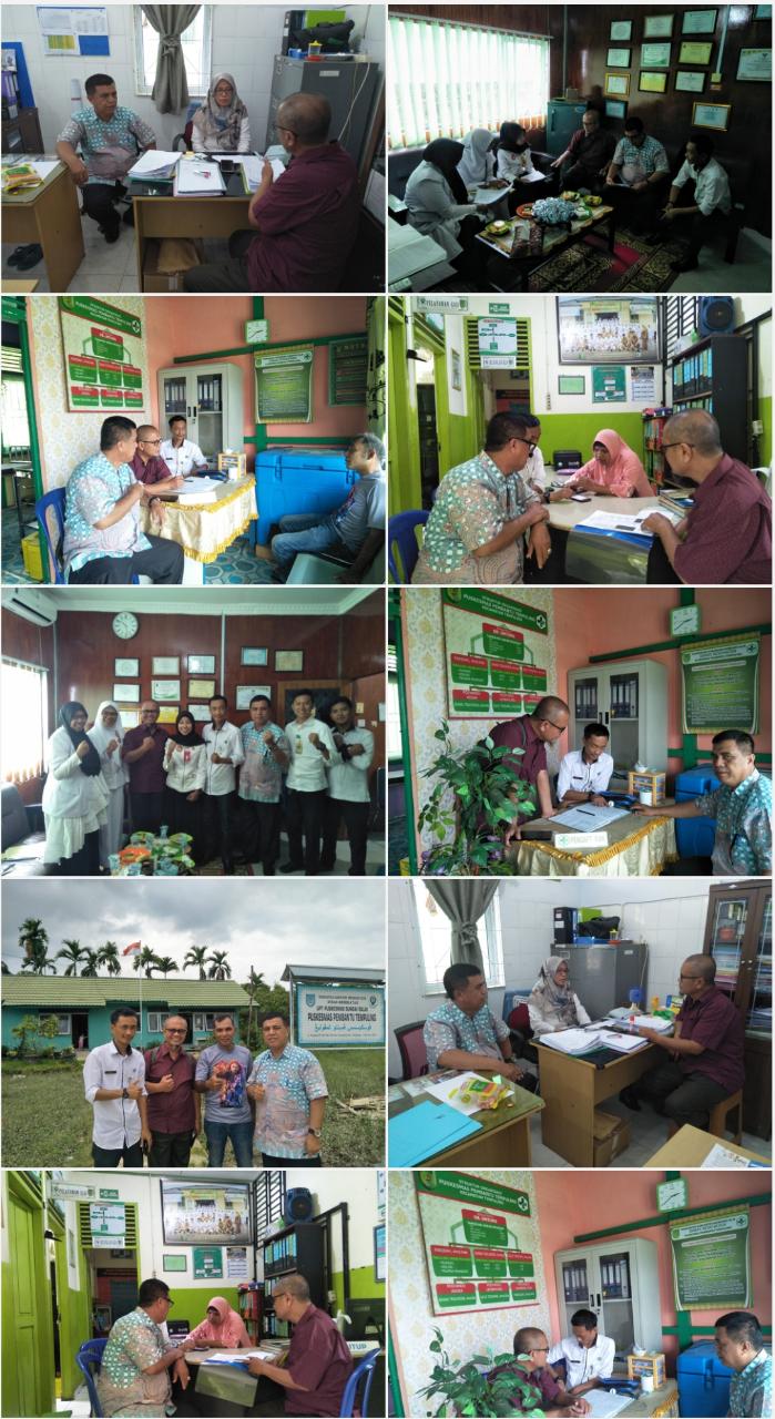 Tim SKDR KLB Dinkes Riau dan Dinkes Inhil Sosialisasi Aplikasi SKDR KLB Berbasis Web