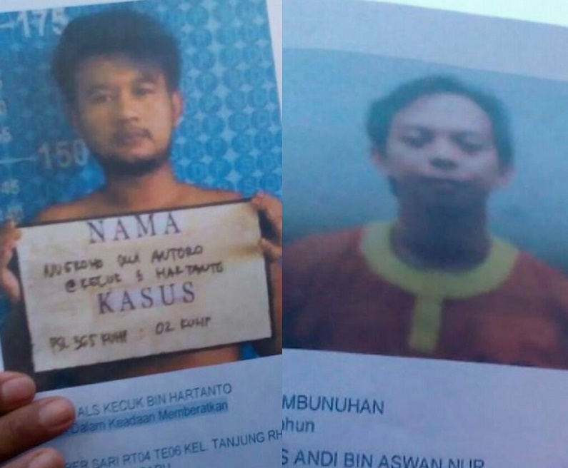 Ini Dia Tampang Dua Tahanan Lapas Pekanbaru yang Kabur