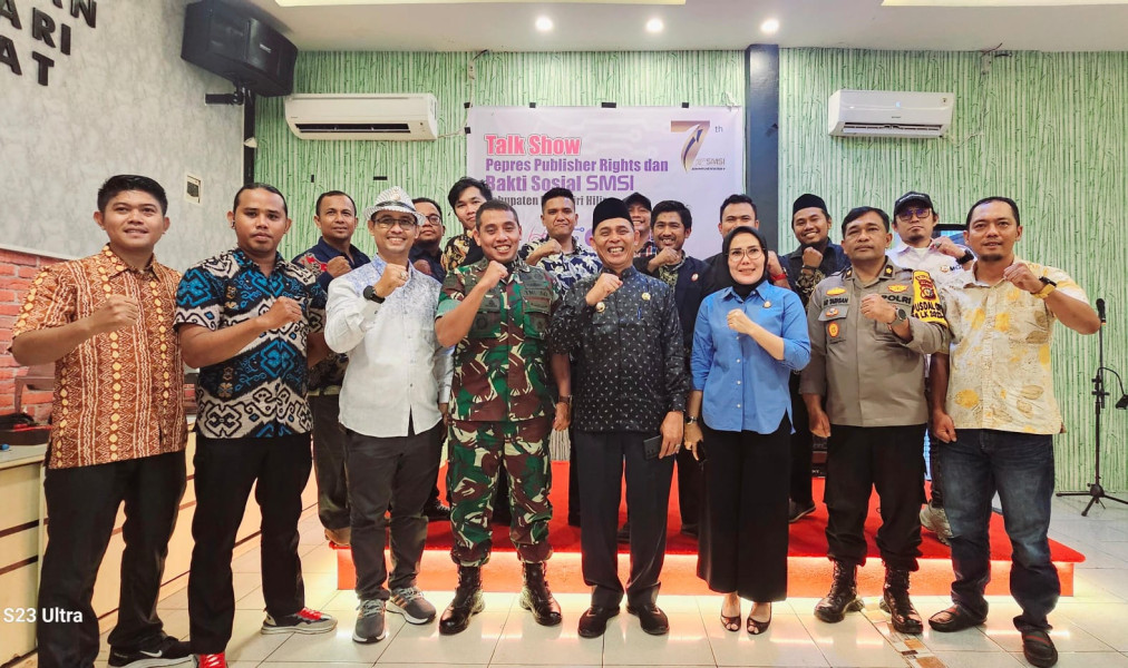 SMSI Inhil Gelar Syukuran Anniversary ke 7, Pemkab Hadir Berikan Apresiasi
