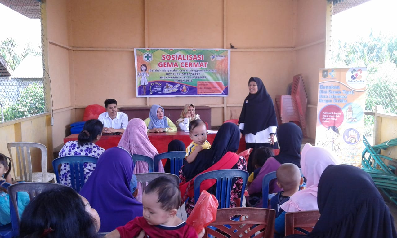 Puskesmas Sapat Sosialisasikan Germas ke Masyarakat