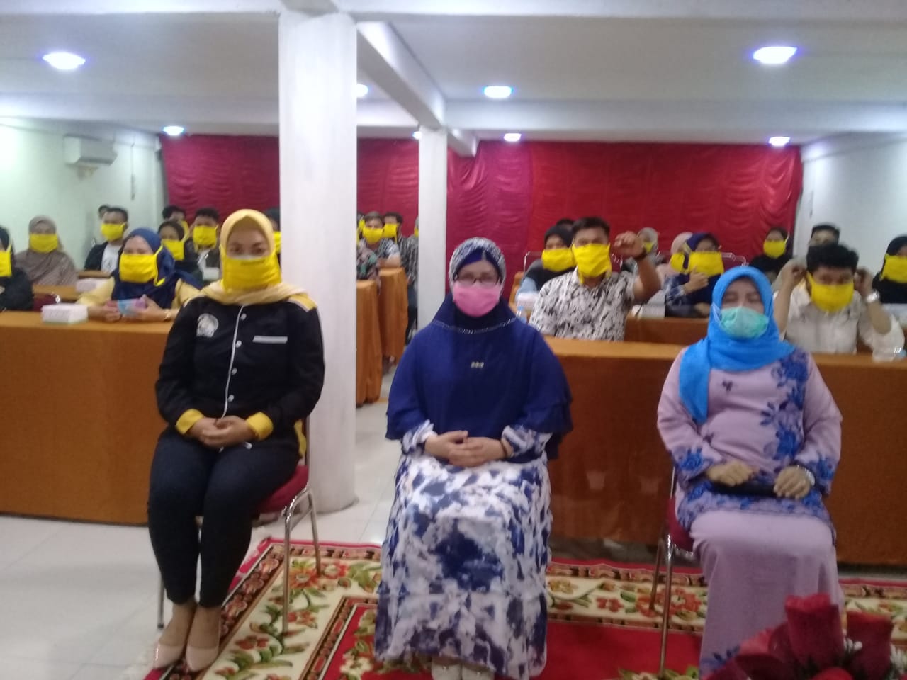 Anggota DPRD Riau Sosialiasaikan Perda Riau Nomor 4 Tahun 2020 Terkait Prokes Covid-19