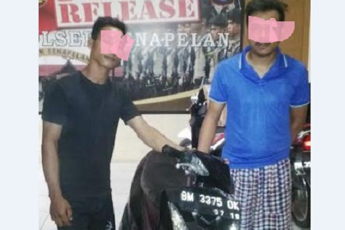 Polisi Berhasil Mengamankan 2 Orang Penadah Motor Curian