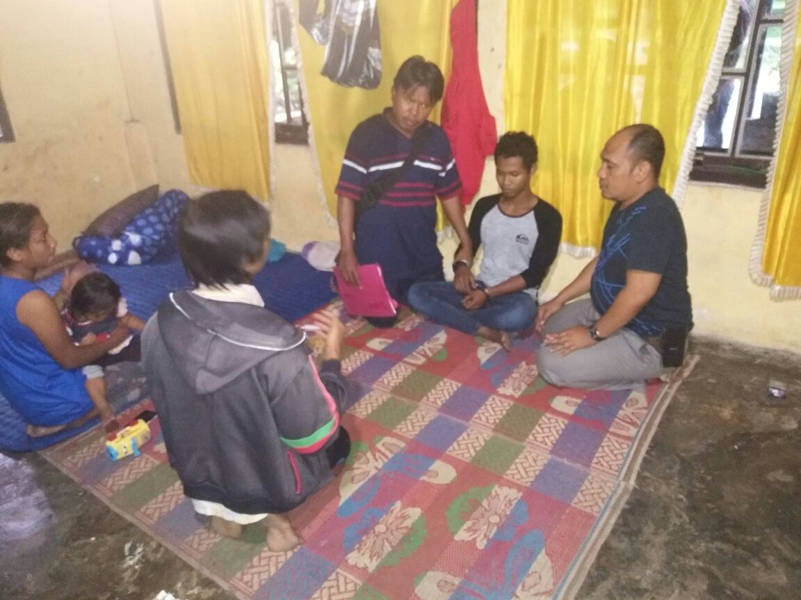 Otak Pembunuhan di Inhil Berhasil Dibekuk Tanpa Perlawanan Saat Asik Nonton Tv
