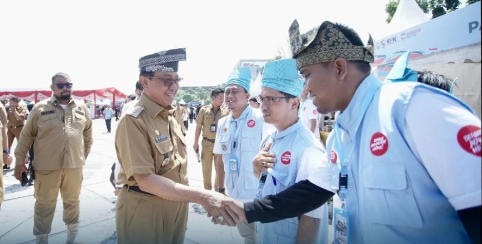 Bupati Inhil Hadiri Pembukaan Roadshow Bus KPK 2023