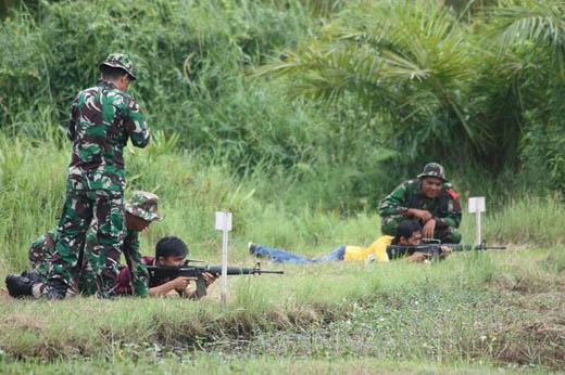Jalin Silaturahmi, Kodim 0314 Inhil Ajak Wartawan Tanding Menembak