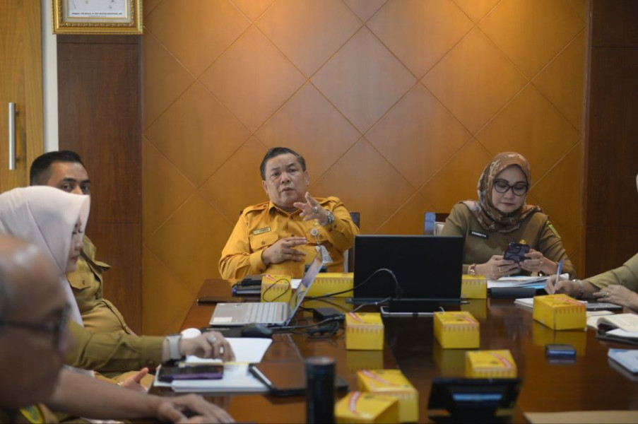 Pemprov Riau Menggelar Rapat Badan Layanan Umum Daerah