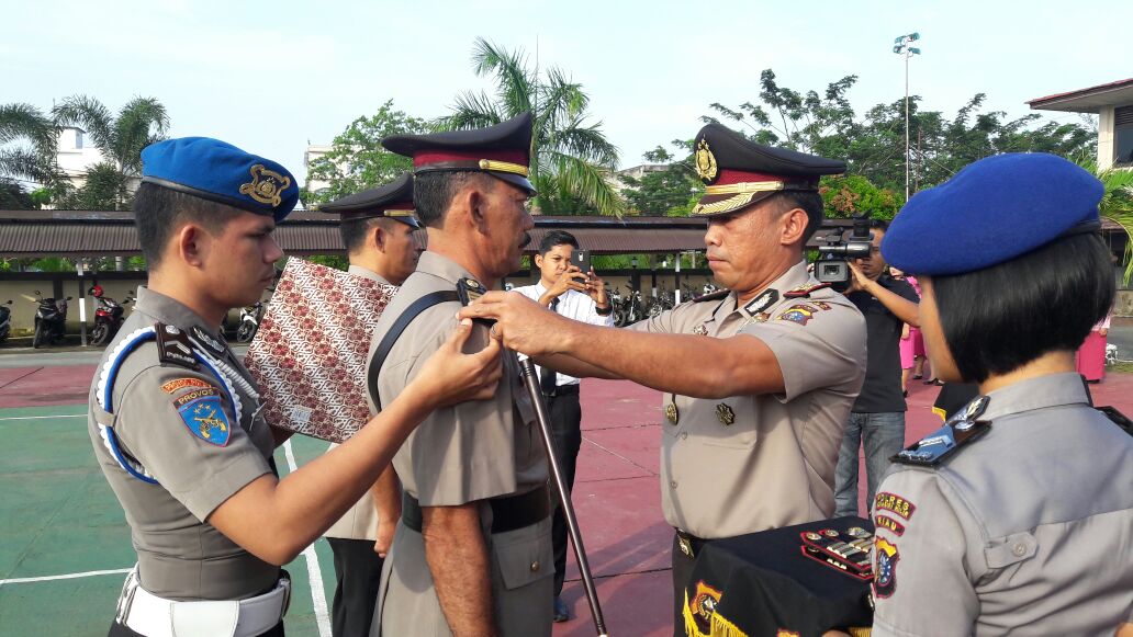Polres Inhil Gelar Sertijab Kasat Binmas