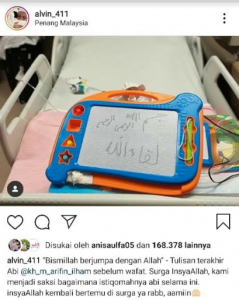 Ini Tulisan Terakhir Ustaz Arifin Ilham Sebelum Meninggal Dunia, Netizen: Masyallah