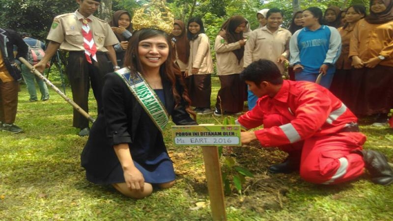 Kampanye Pencegahan Karhutla Berlangsung Histeris Dengan Kehadiran Luisa