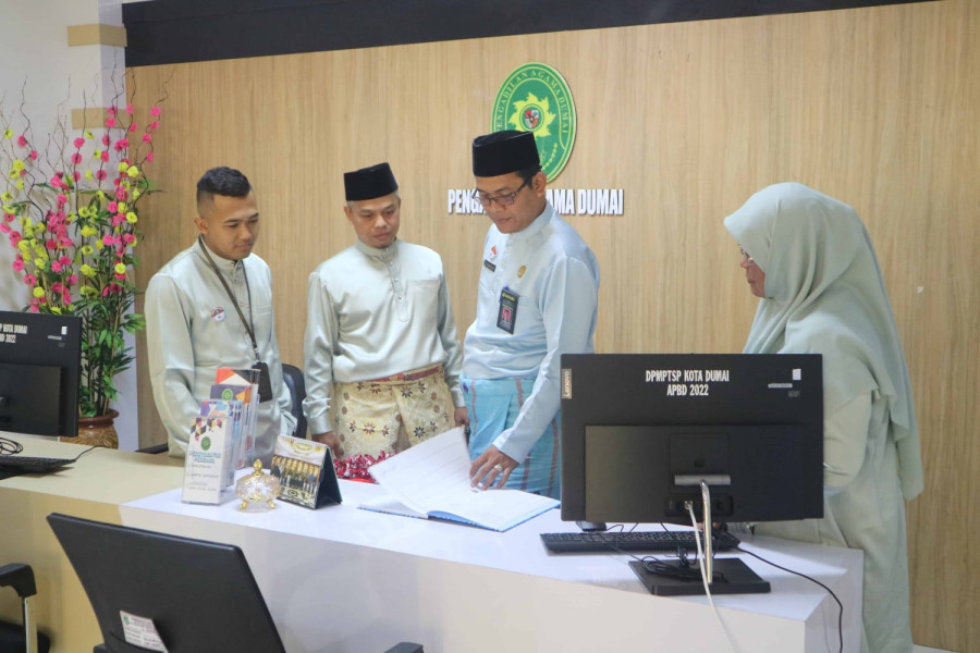 Pimpinan PA Dumai Kunjungi Gerai PA Dumai di Mall Pelayanan Publik