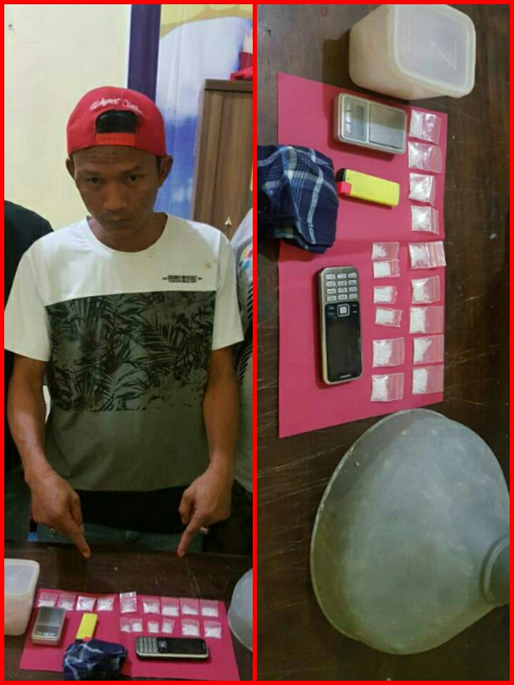 Warga Parit Alai Diamankan Polres Rohil Setelah Ketahuan Miliki Sabu