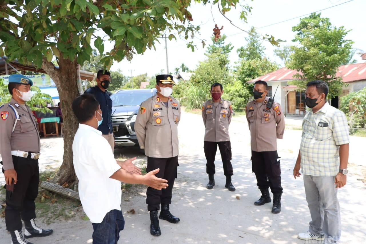 Pantau Kesiapan Pilkades, Kapolres Sergai Patroli Pengecekan Lokasi TPS
