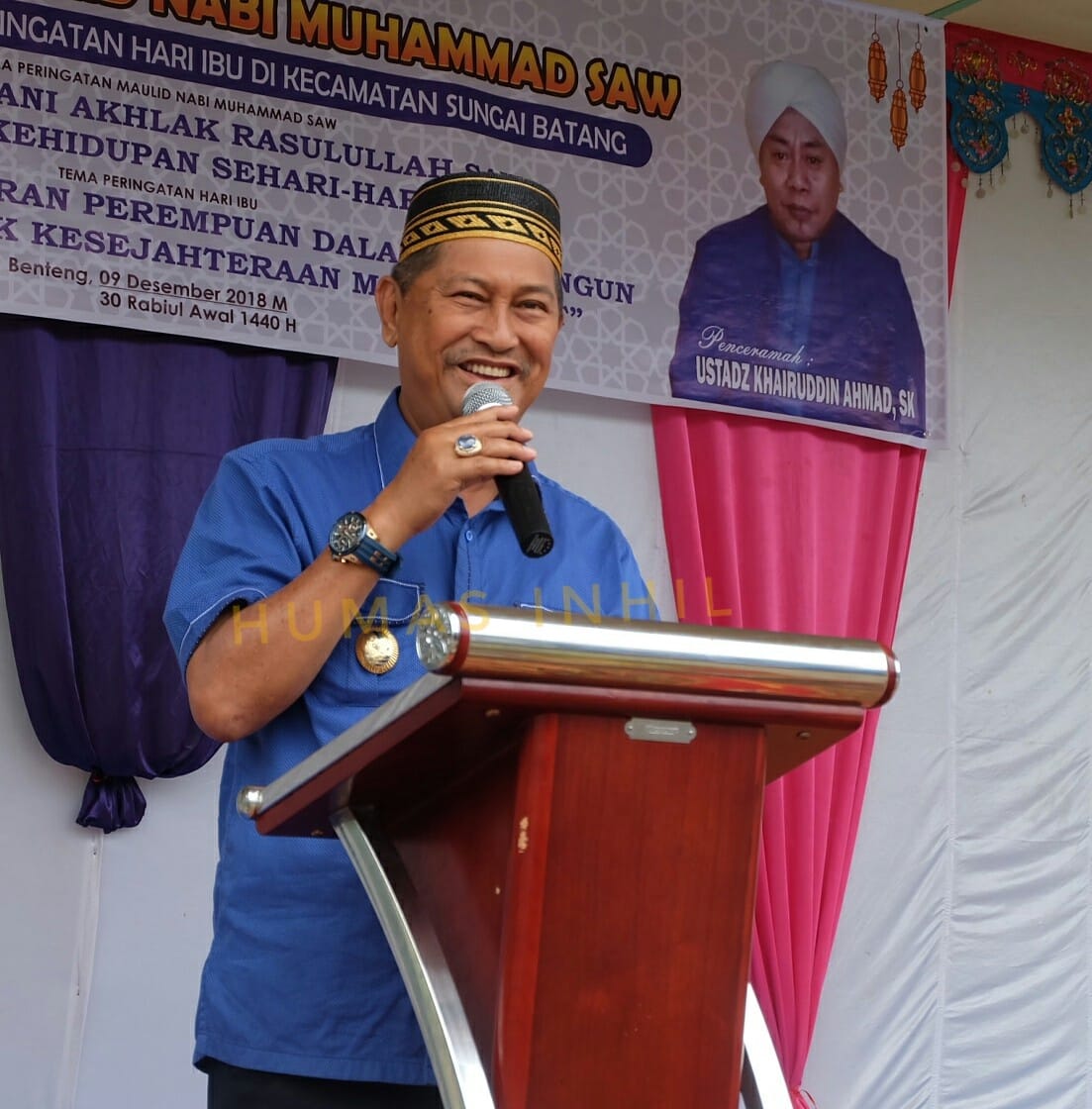 Ucapkan Terimakasih Kepada Rosman Malomo, SU: Yang Menang itu Masyarakat Inhil