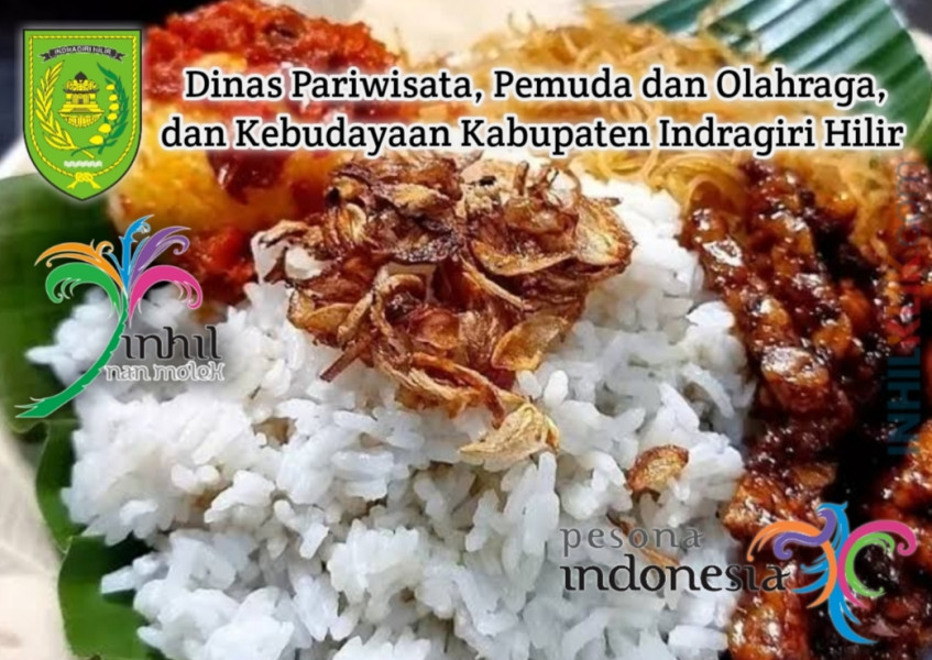 Memang Cirinya Kota Tembilahan, Banyak yang Jual Nasi Uduk Sebagai Menu Utama Santapan Berat