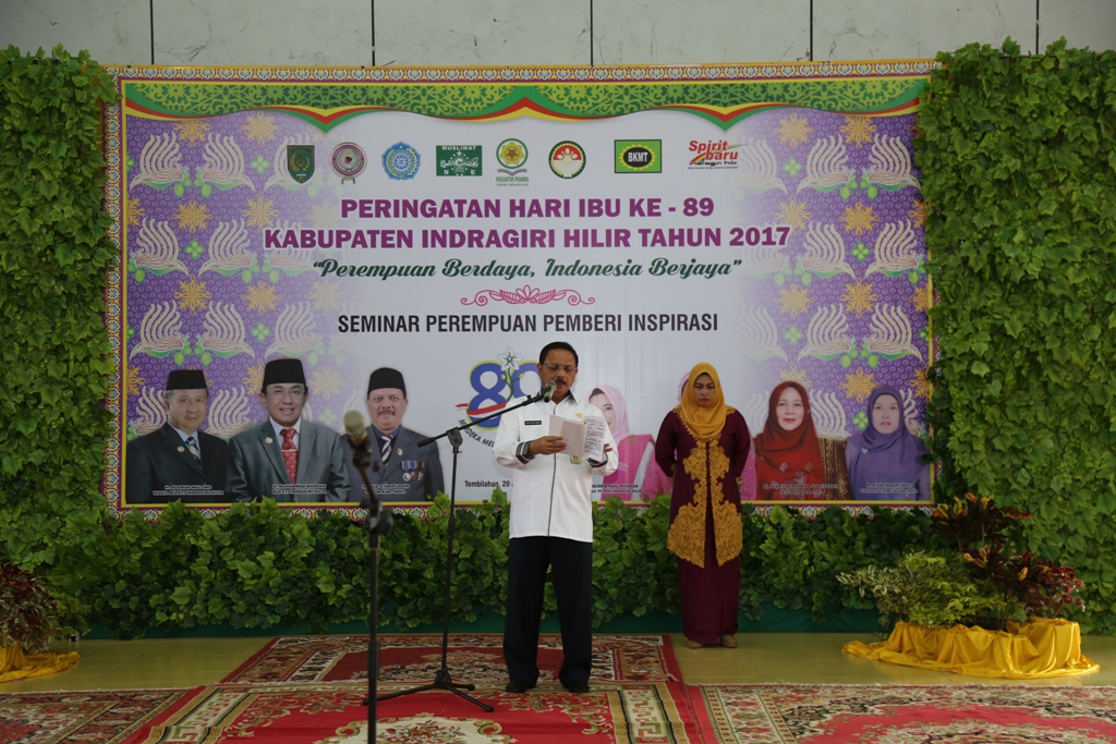 Sekda Inhil Irup Peringatan Hari Ibu