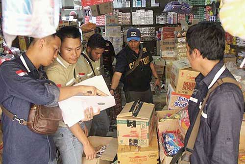 Operasi Pasar, Bea Cukai Tembilahan Amankan  89.360 Batang Rokok Ilegal