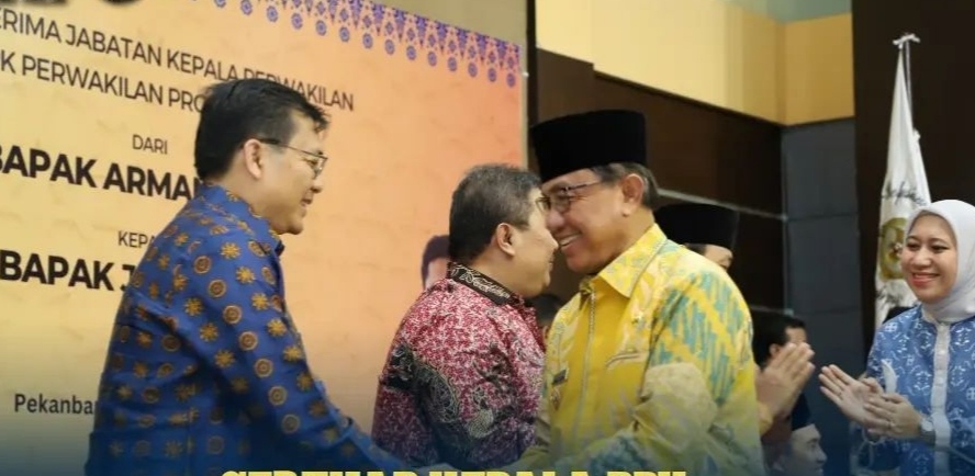 Bupati Inhil Hadiri Sertijab Kepala Perwakilan BPK Riau