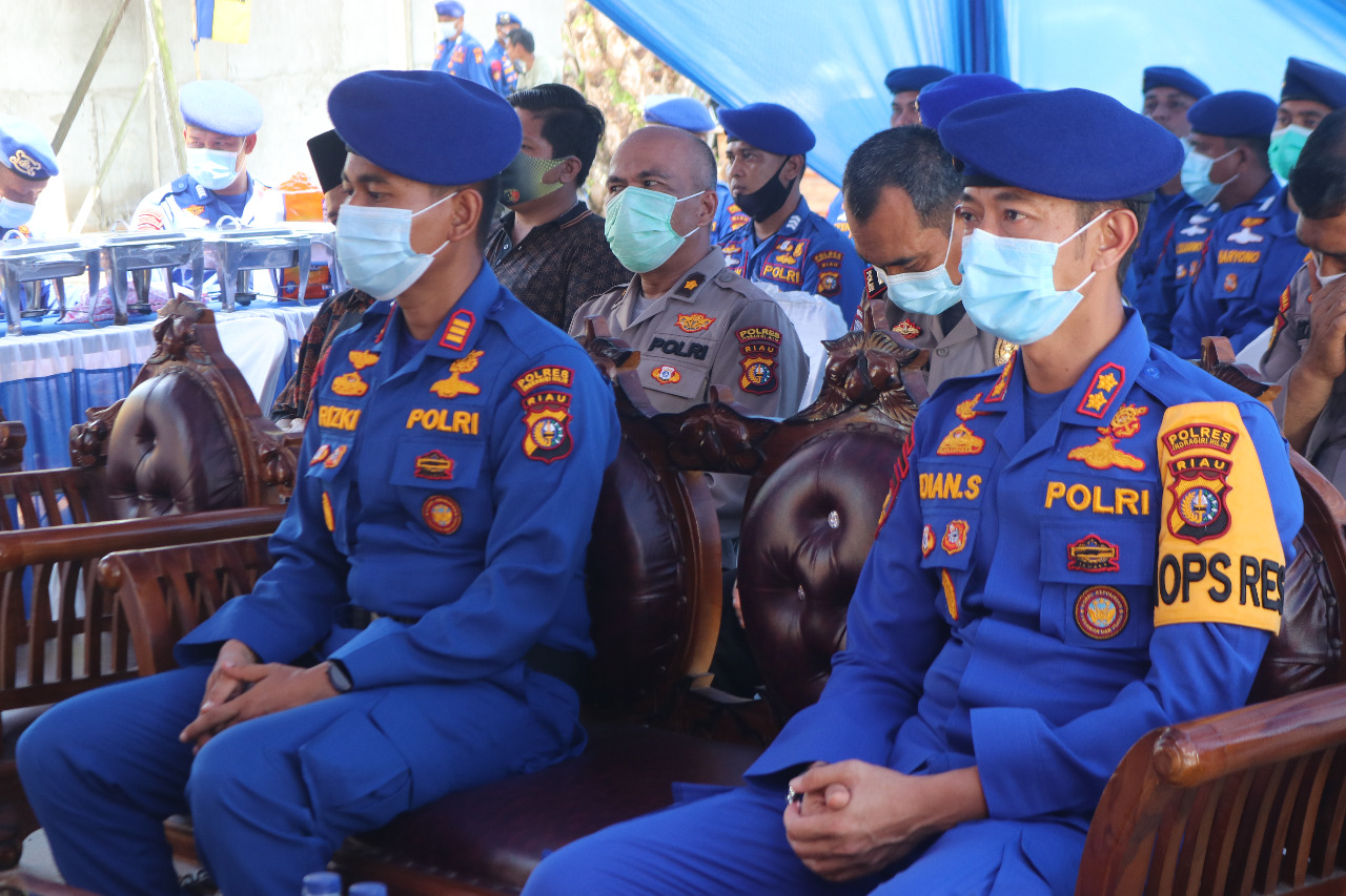 Kapolres Hadiri Acara Syukuran di Mako Satpolair Polres Inhil