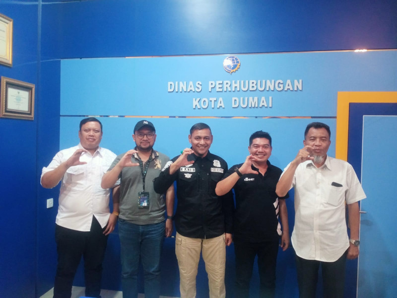 PLN Icon Plus dan Dishub Dumai Sosialisasi Pentingnya Kabel Listrik Bawah Tanah