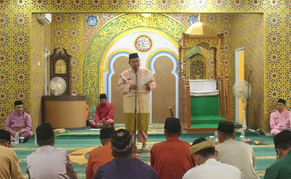 BKPSDM Gelar Ceramah Agama Bagi Anggota Korpri di Lingkungan Pemkab Inhil