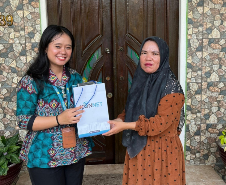 PLN Icon Plus Kunjungi Pelanggan Setia Iconnet Dumai