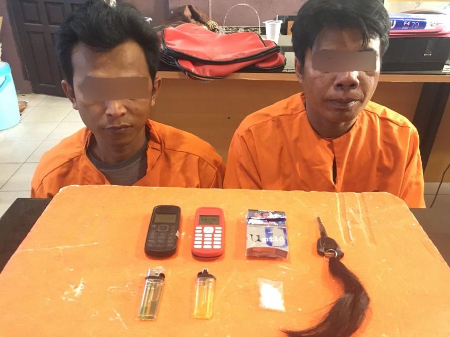 Sembunyikan Shabu Dalam Kotak Rokok, 2 Lelaki di Tembilahan ini Diciduk Aparat