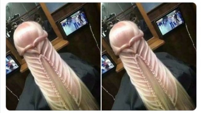 Gaya Rambut Kepang Ini Bikin Gagal Paham! Dianggap Mirip Mr P