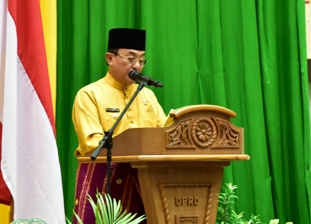 Bupati Hadiri Rapat Paripurna Milad Inhil ke - 52 tahun 2017