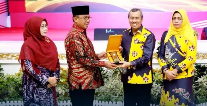 Bupati Inhil Wardan Hadiri Silaturahmi Pelepasan Tugas Gubernur Riau