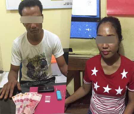 Jadikan Rumah Mereka Tempat Transaksi Narkoba, Pasutri di Meranti Digerebek Polisi