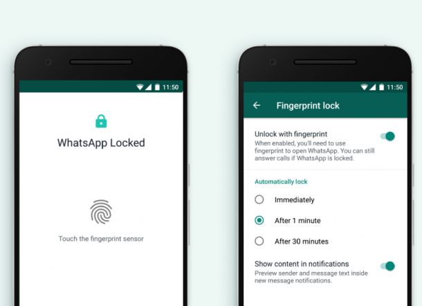 WhatsApp Rilis Fitur Kunci Sidik Jari