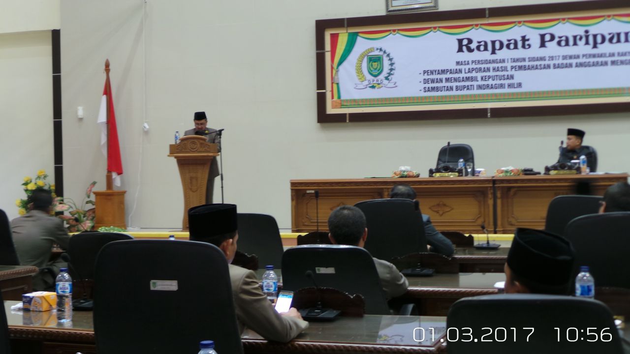 2017, APBD Inhil Turun 13,13 Persen