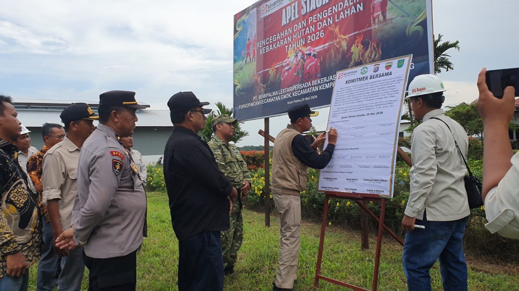 PT Bumi Palma Lestari Persada Gelar Apel Siaga Karhutla, Perkuat Sinergi Hadapi Ancaman Musim Kemarau