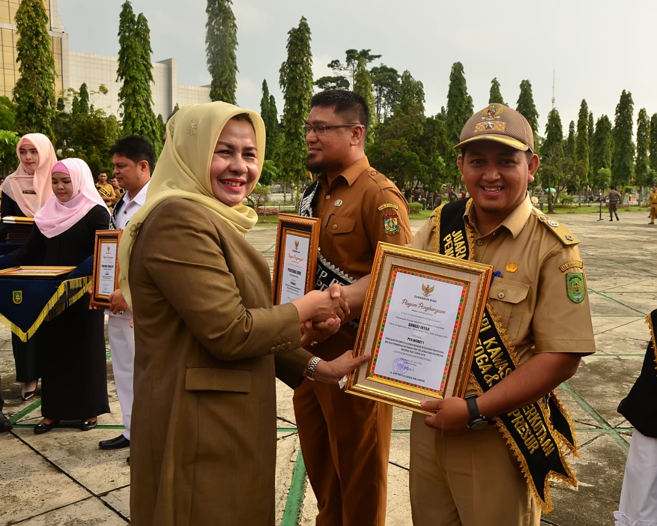 Sungai Sungai, Inhil Jadi Desa Terbaik Se - Riau