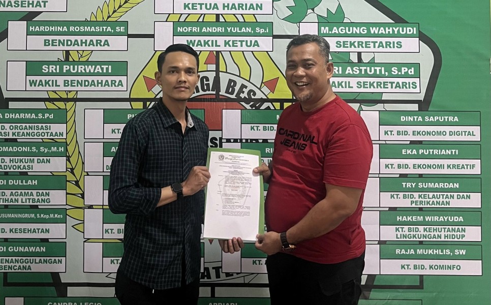 DPW Generasi Muda Pujakesuma Riau Mandatkan Ahmad Mulyadi Bentuk Kepengurusan di Inhil