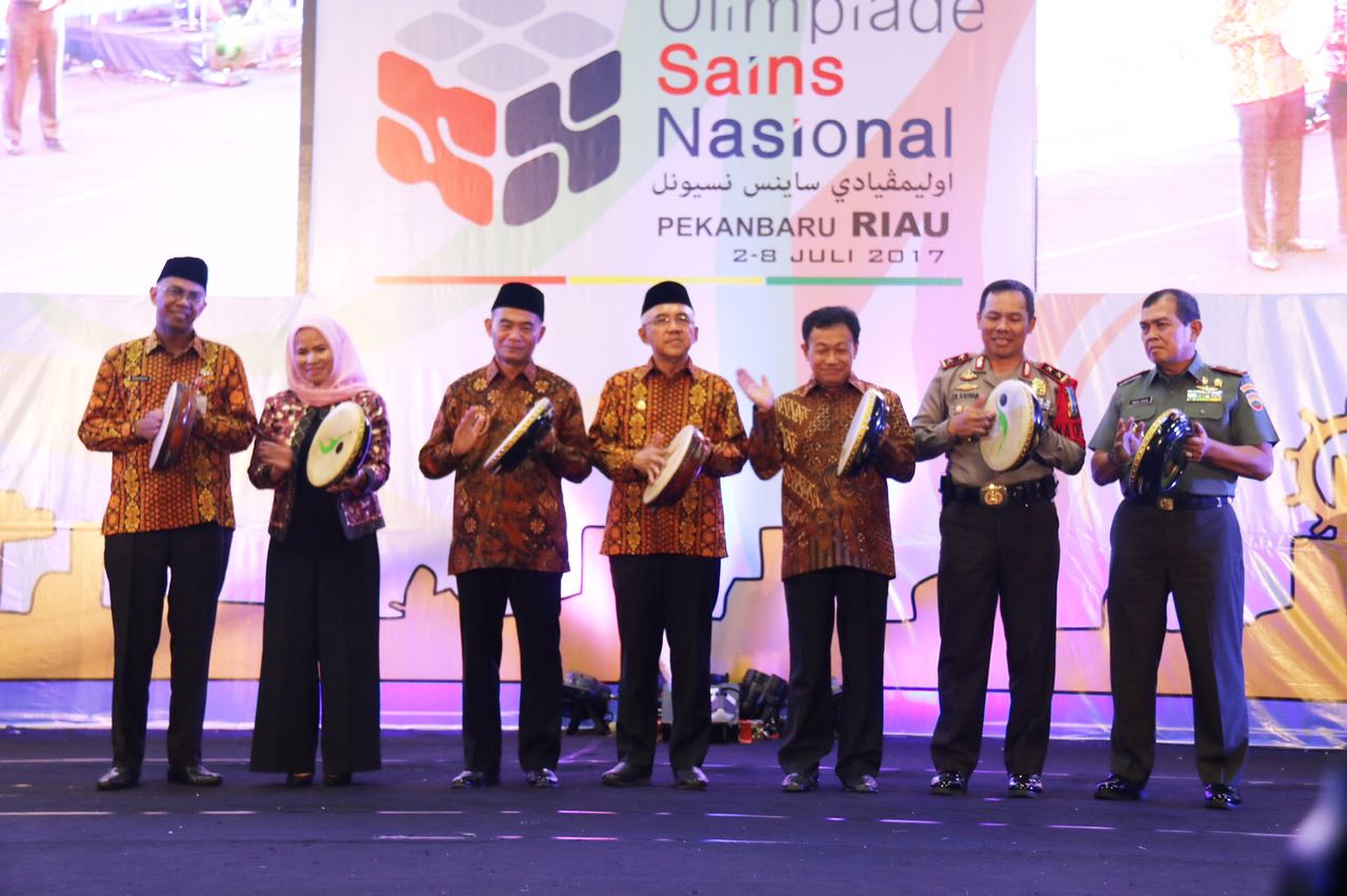 Kapolda Riau Hadiri Pembukaan Olimpiade Sains Nasional 2017