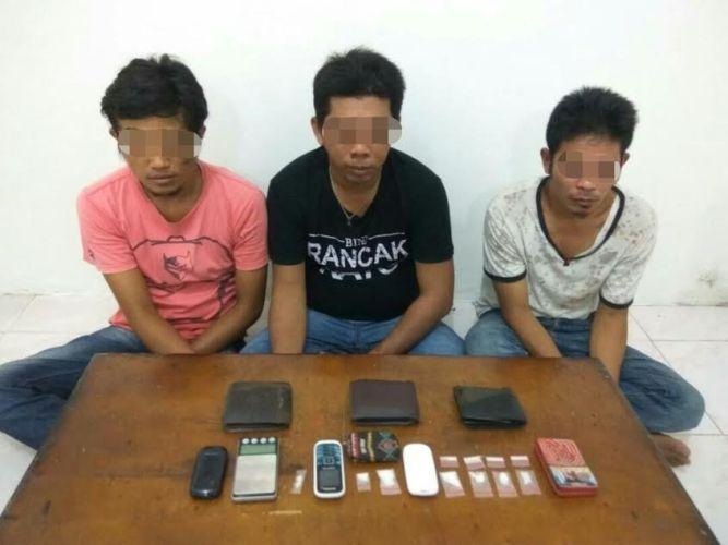 Terlibat Jaringan Pengedar Narkoba, Tiga Warga Mandau Ditangkap Polisi