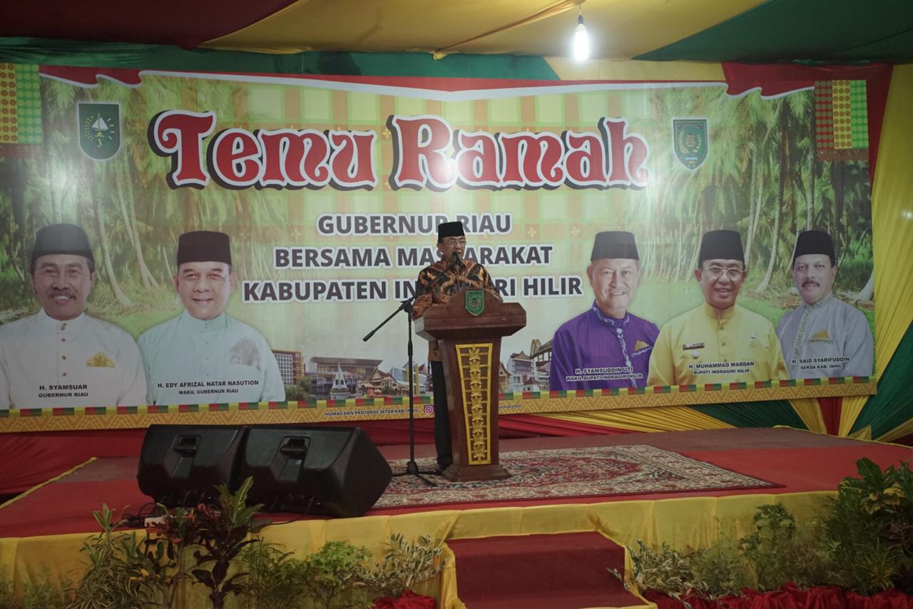 Gala Dinner Bersama Gubri, Bupati Inhil Kupas Potensi Dan Bonanza Perkelapaan Di Masa Lalu