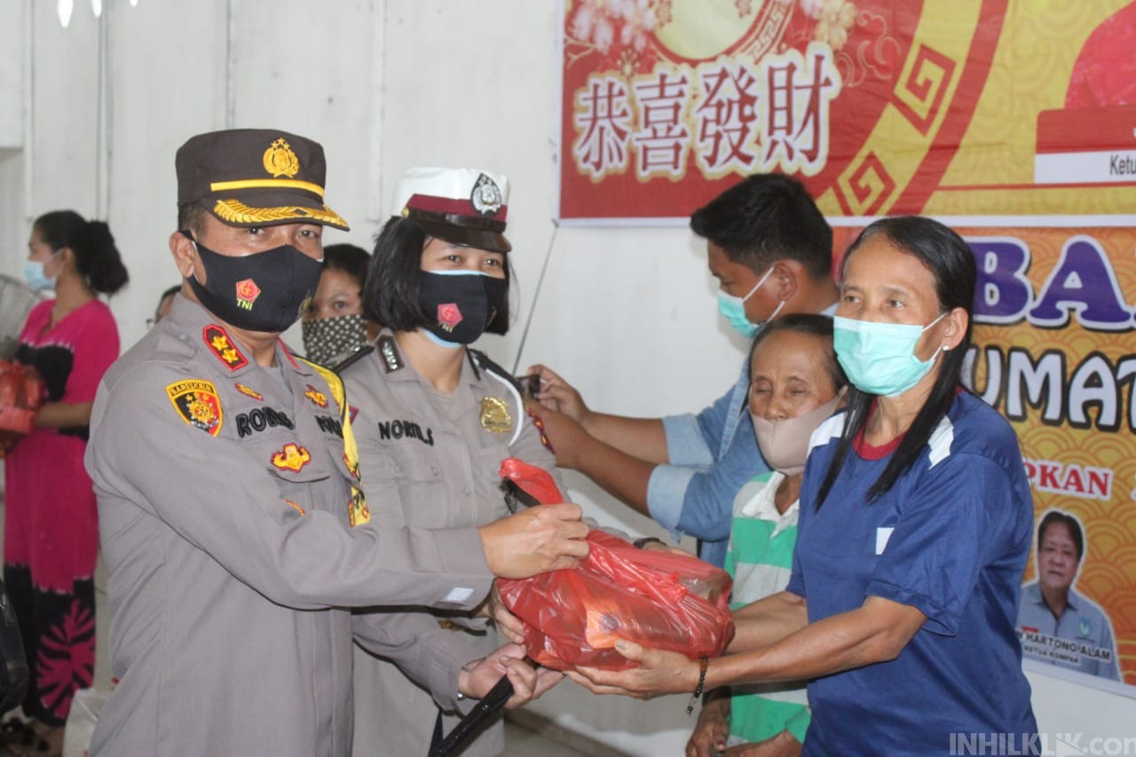 Kapolres Sergai Hadiri Bakti Sosial Sambut Imlek