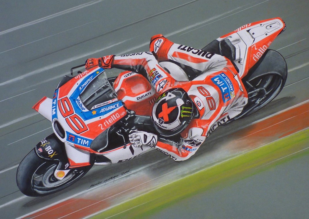 'Ducati Milik Lorenzo Beda dengan Ducati Milik Rossi'