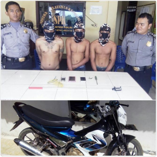 Tim Opsnal Polsek Pangkalan Kuras‎ Bekuk Resedivis Spesialis Pencurian Rumah