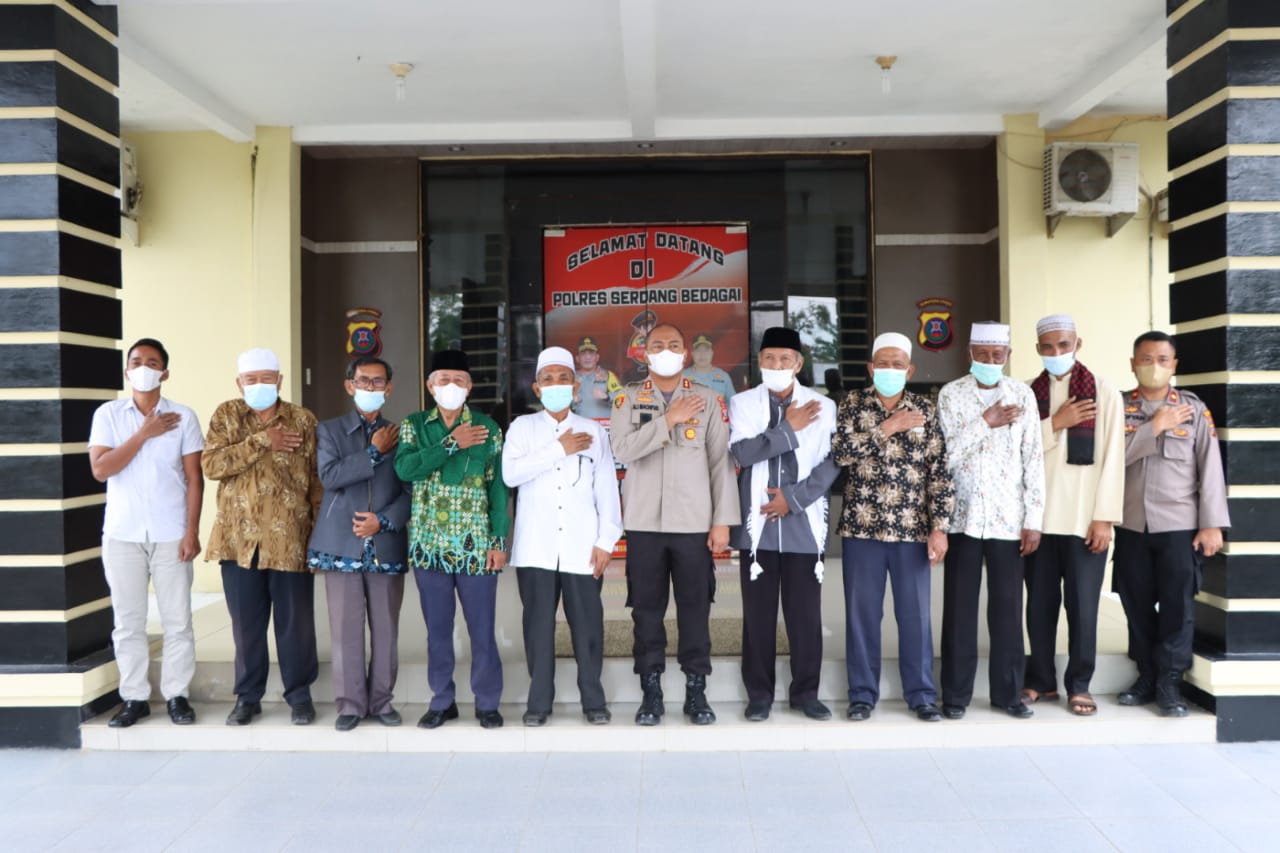 Kapolres Serdang Bedagai Terima Audiensi Tokoh Agama