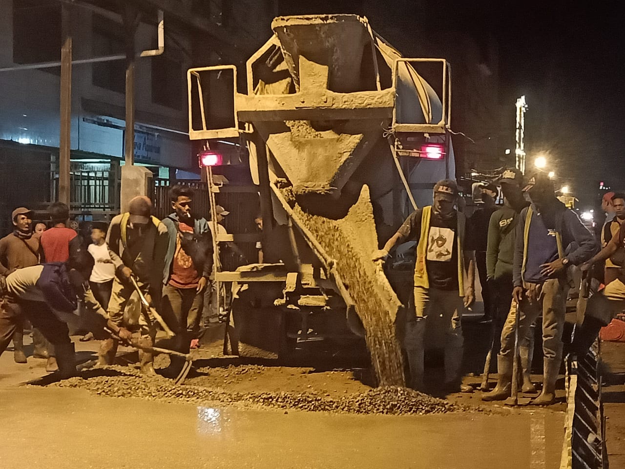 Proyek Tak Selesai Tepat Waktu, Dinas PUPR Inhil Denda Kontraktor