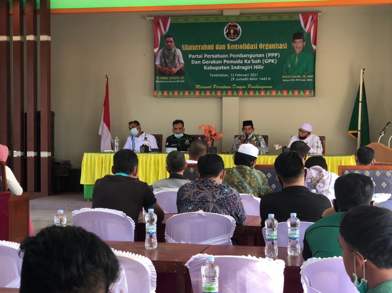 Songsong Pemilu 2024, PPP dan GPK Inhil Gelar Konsolidasi